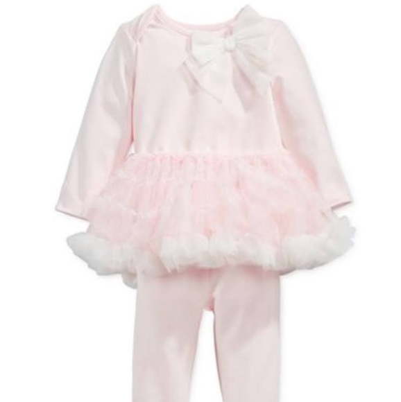First Impressions Other - NWT Baby Girls 2-Pc. Tutu Top & Leggings Set